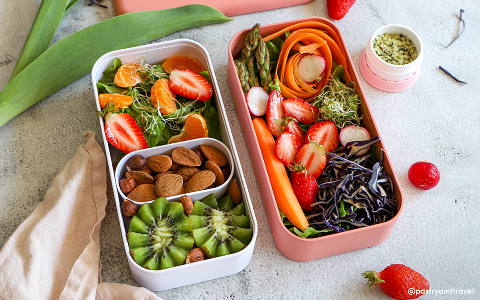 Recette Bento - Smoky Marinated Tempeh Quinoa Salad - Monbento