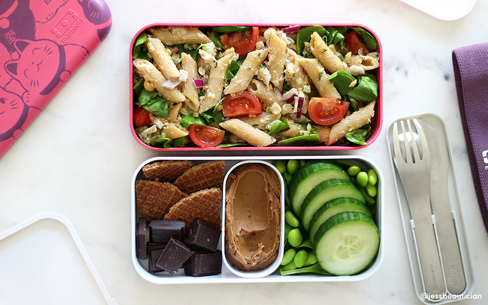 Recette Bento - Smoky Marinated Tempeh Quinoa Salad - Monbento