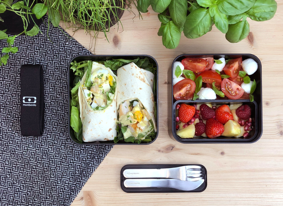 Recette Bento - Caesar Salad wraps - Monbento